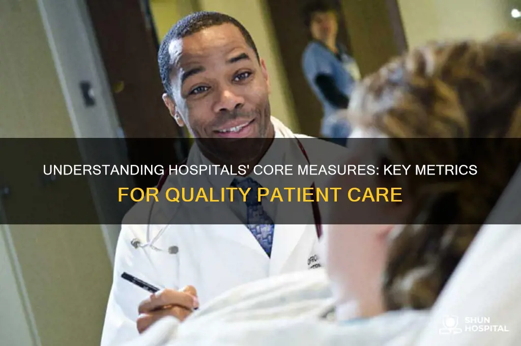 what are hospitals core measures