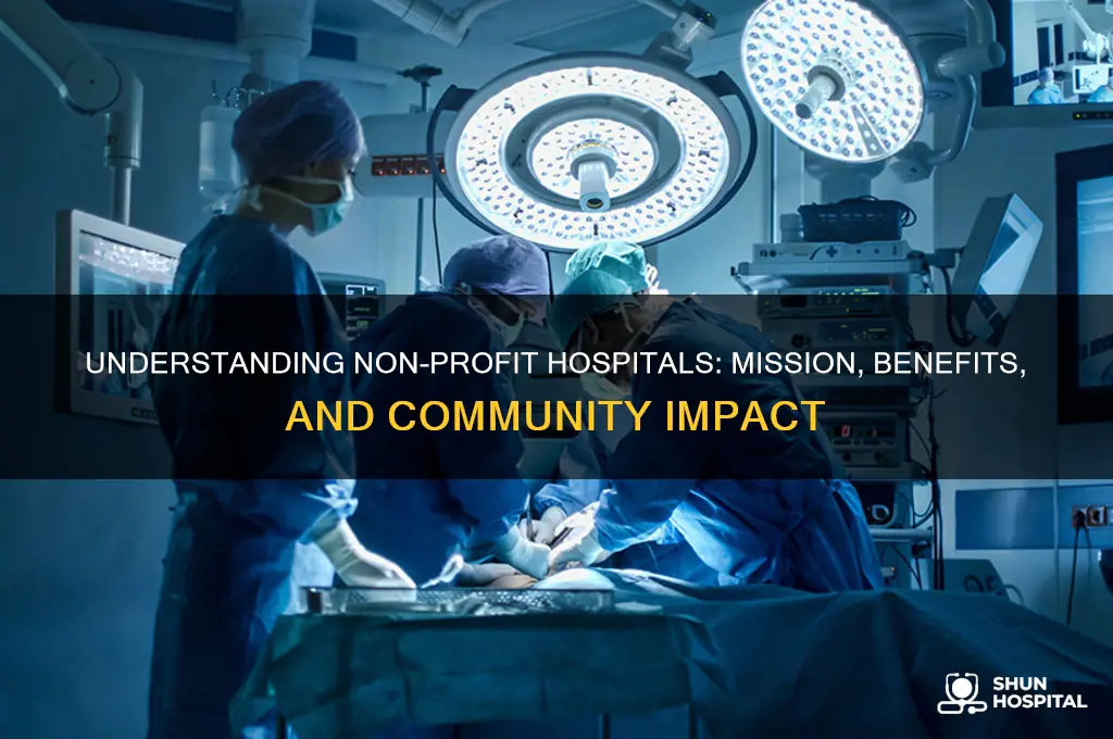 what are non profit hospital