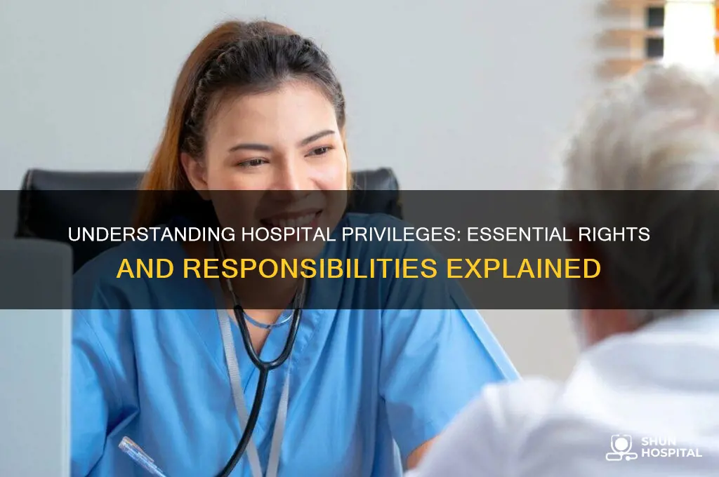 what are privileges in hospital