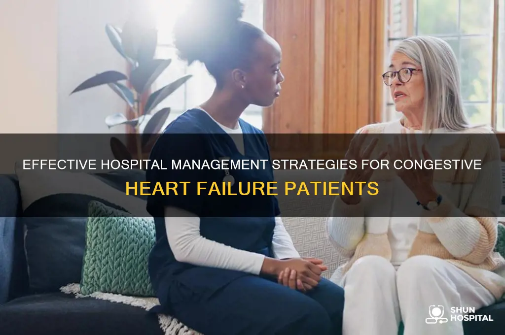 what are some best practices for chf in the hospital