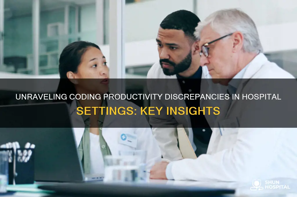 what are some discrepancies in coding productivity among hospitals
