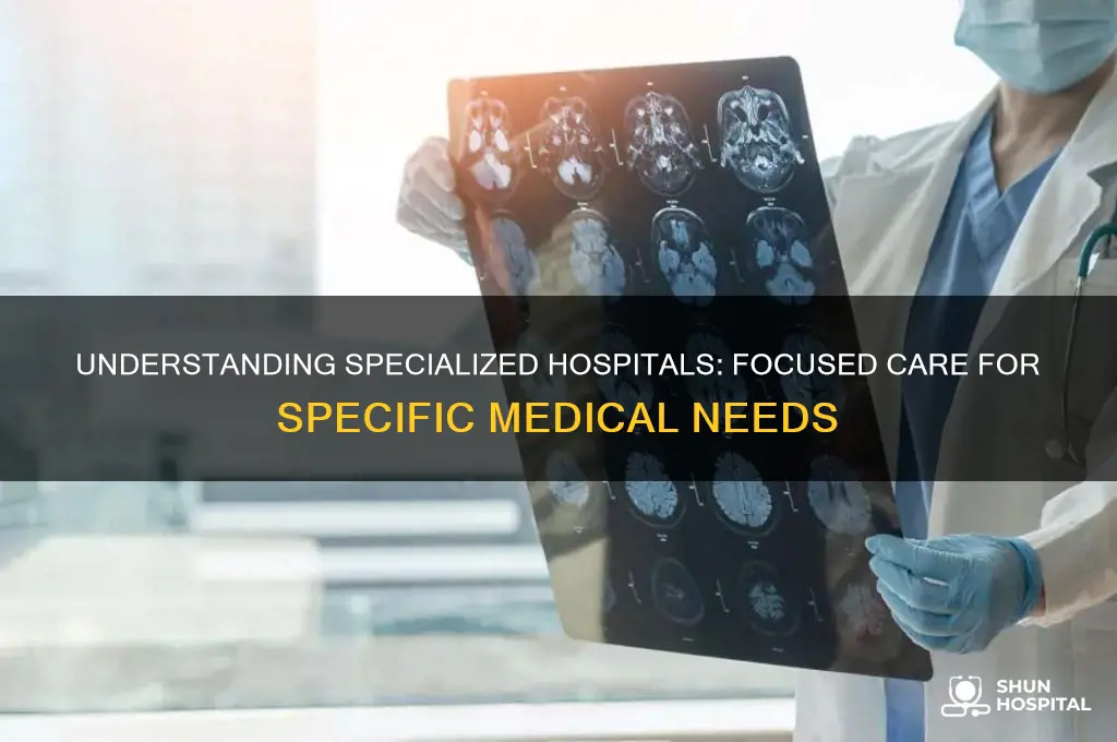 what are specialized hospitals