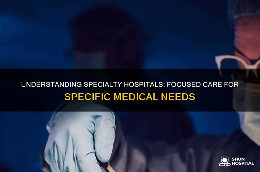 what are speciaty hospitals