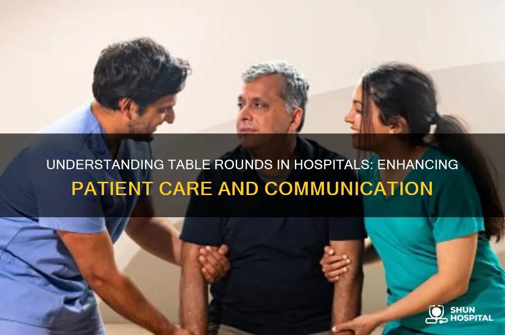 what are table rounds hospital
