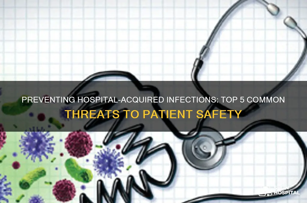 what are the 5 most common hospital-acquired infections