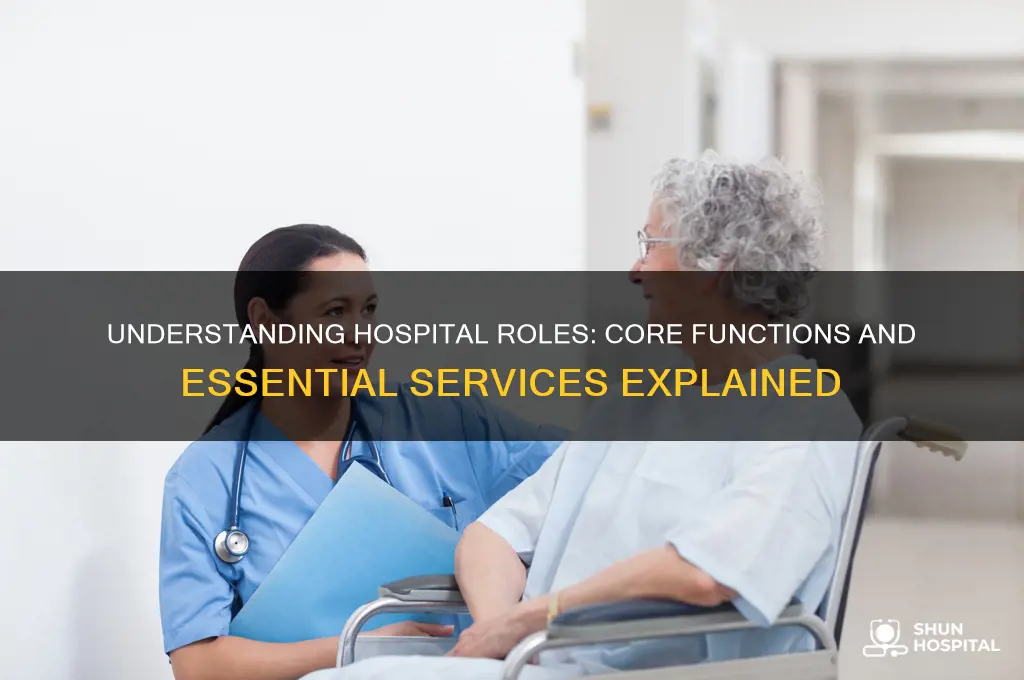 what are the basic roles and functions of a hospital