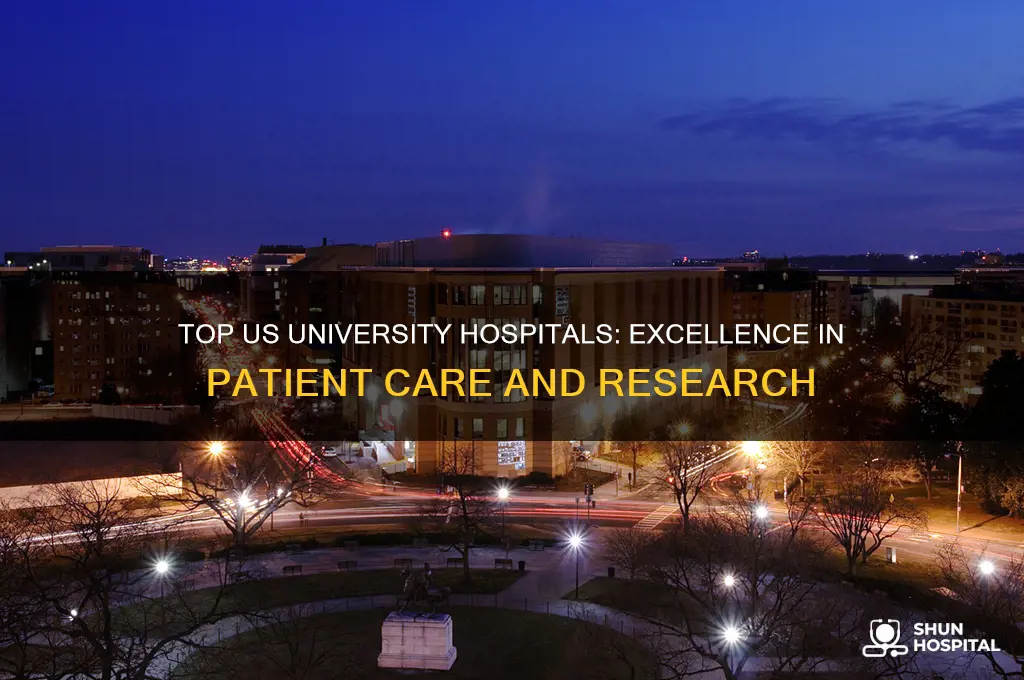 what are the best university hospitals in the us