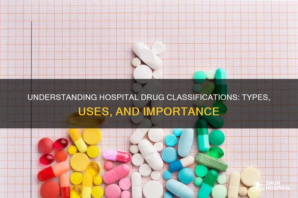 what are the classification of drugs in the hospital