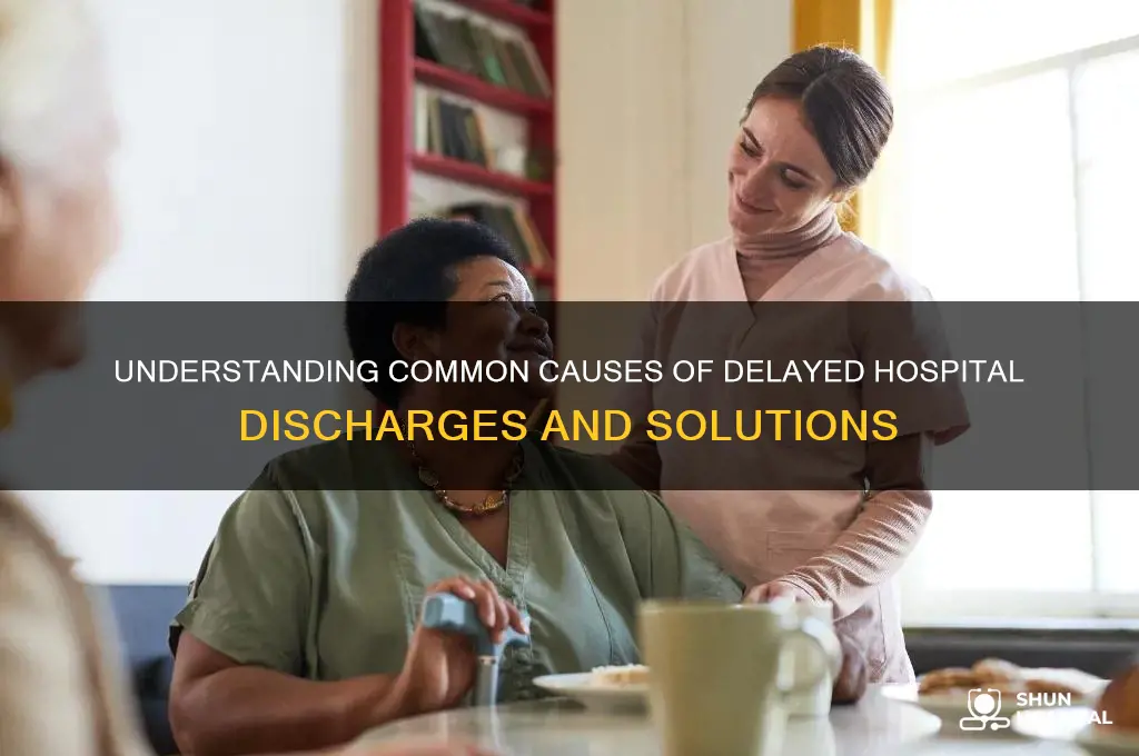 what are the common cause for delay hospital discharges