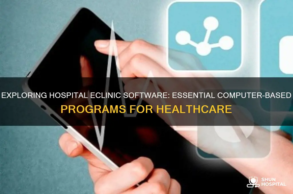 what are the computer based programs in hospitals eclinic and