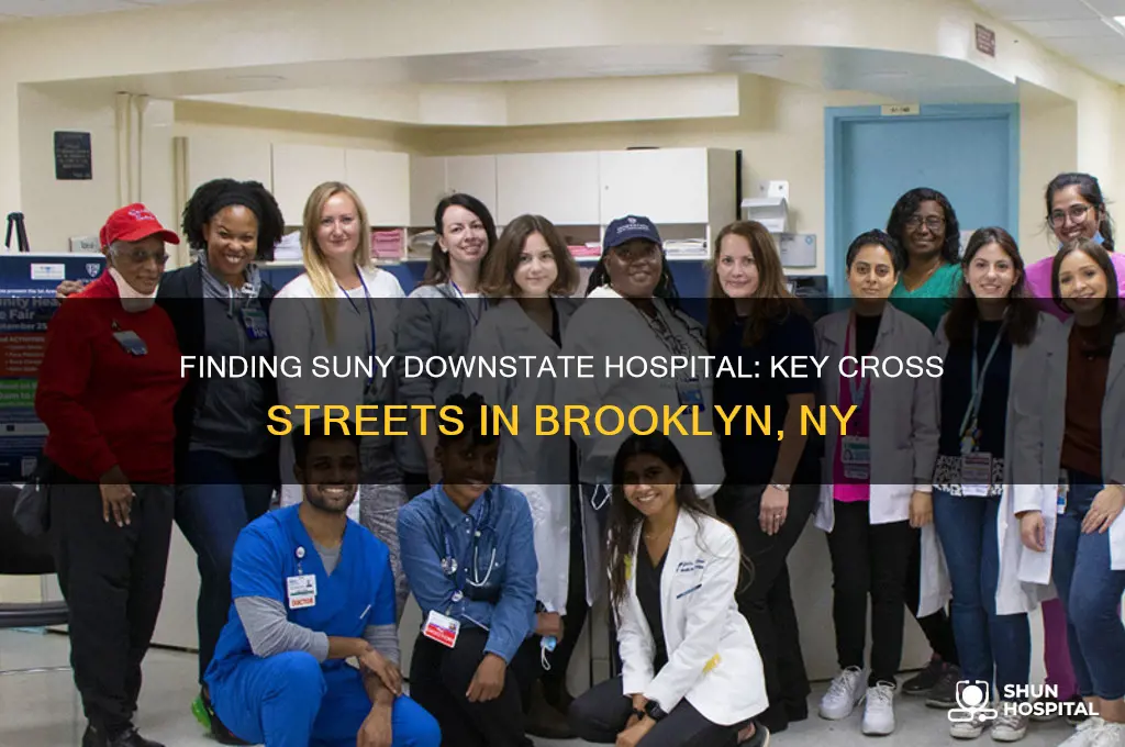 what are the cross streets for suny downstate hospital