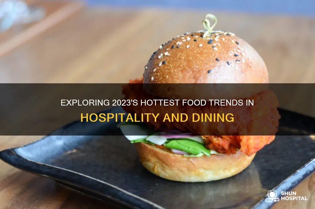 what are the current food trends in the hospitality industry
