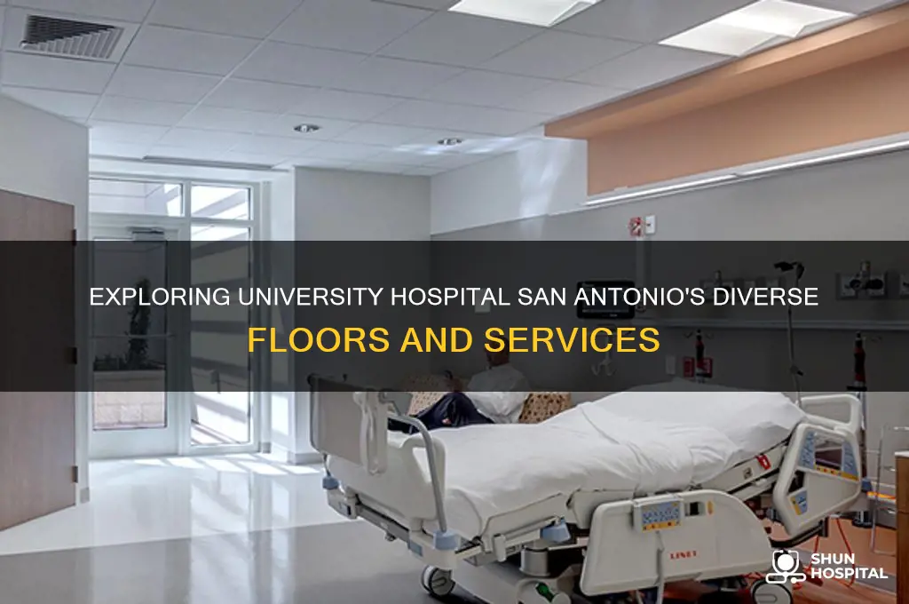 what are the different floores of university hospital san antonio
