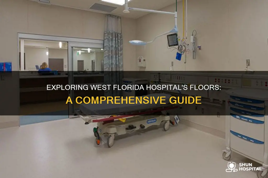 what are the different floors at west florida hospital