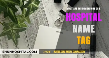 Hospital Name Tag Dimensions: Essential Size Guidelines for Identification