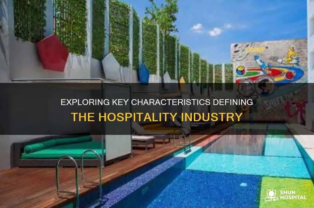what are the five main characteristics of the hospitality industry