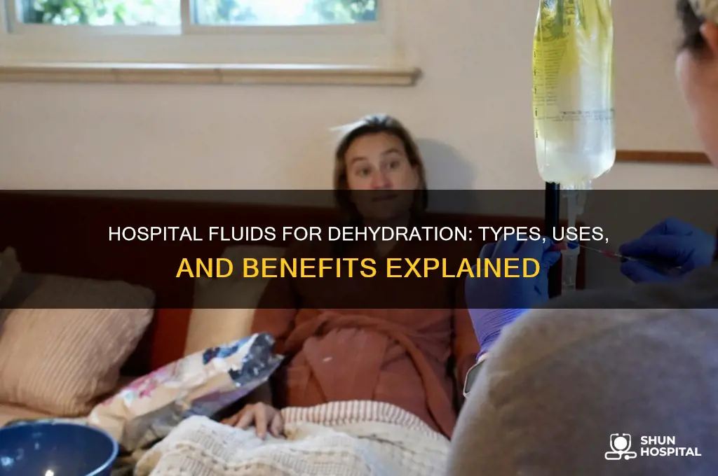 what are the fluids from the hospital for dehydration