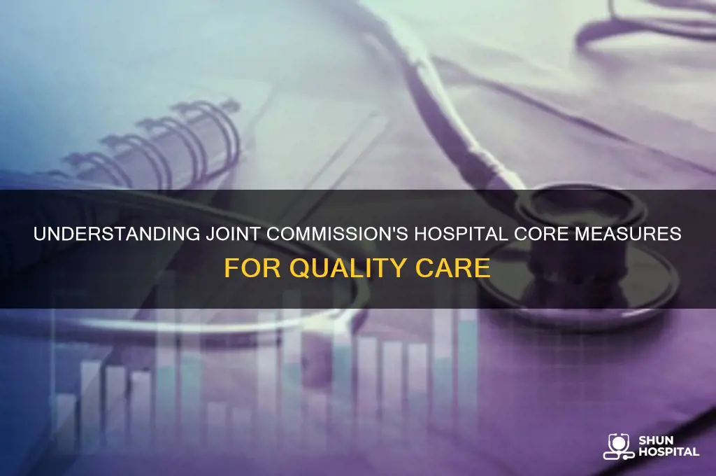 what are the hospital core measures according to joint commision