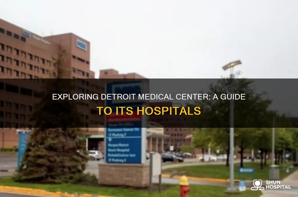 what are the hospitals in the detroit medical center