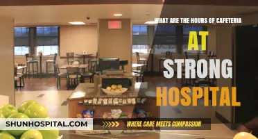 Strong Hospital Cafeteria Hours: When to Visit for Meals