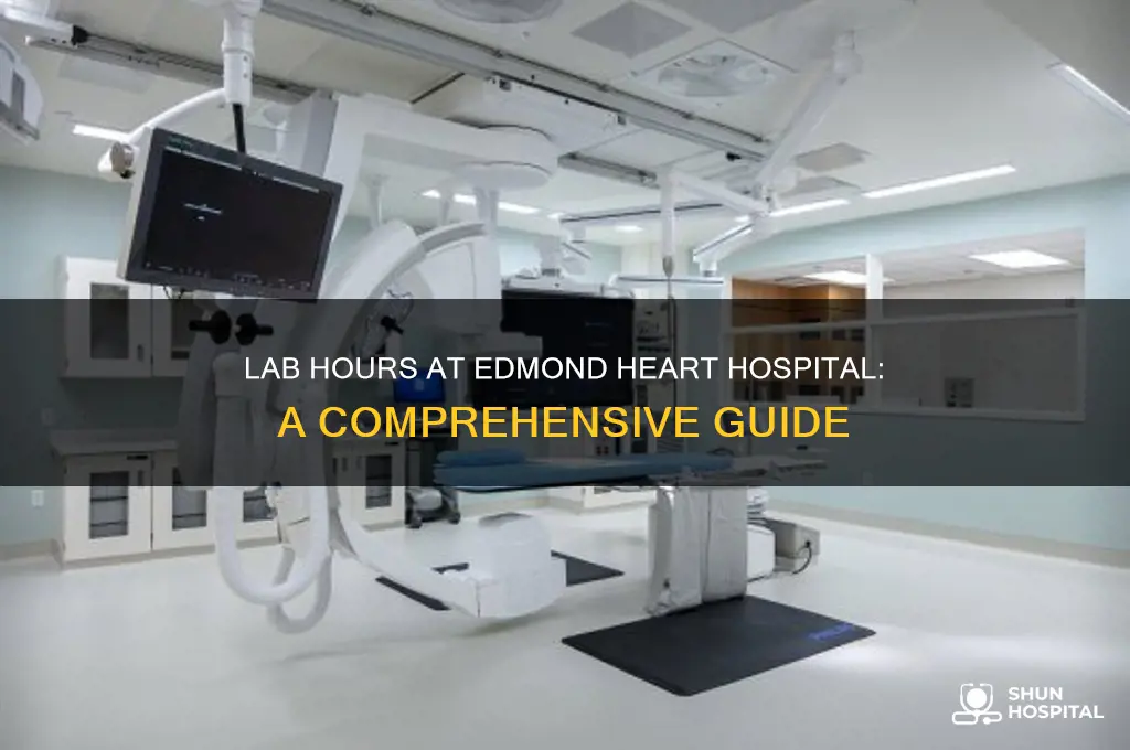 what are the hours of lab edmond heart hospital
