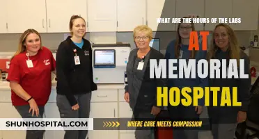 Memorial Hospital Lab Hours: Your Guide to Accessing Services
