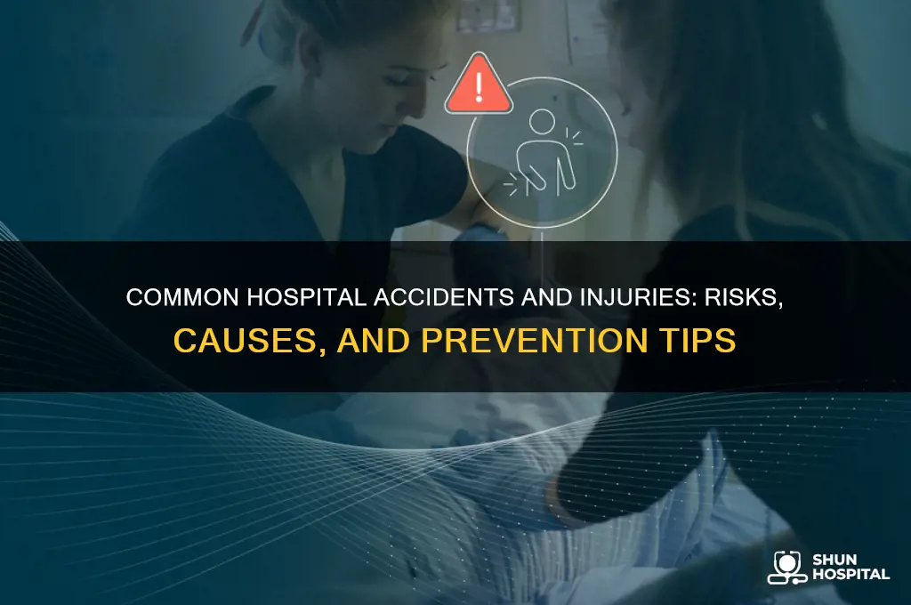 what are the most common accidents or injuries in hospitals