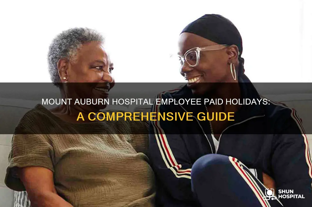 what are the mount auburn hospital employee paid holidays