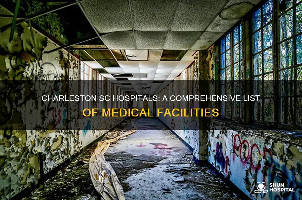 what are the names of the hospitals in charleston sc