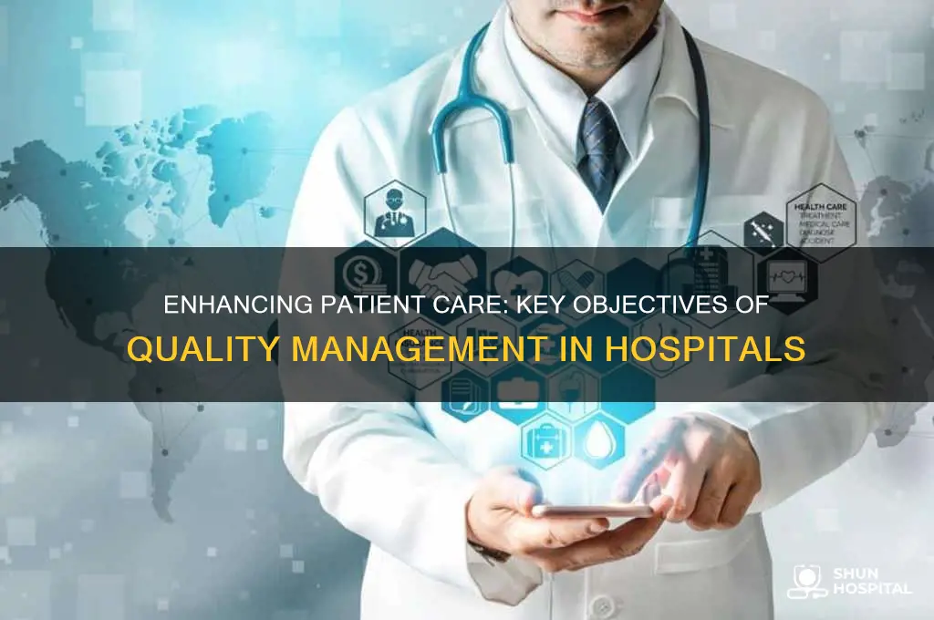 what are the objectives of quality management in hospitals