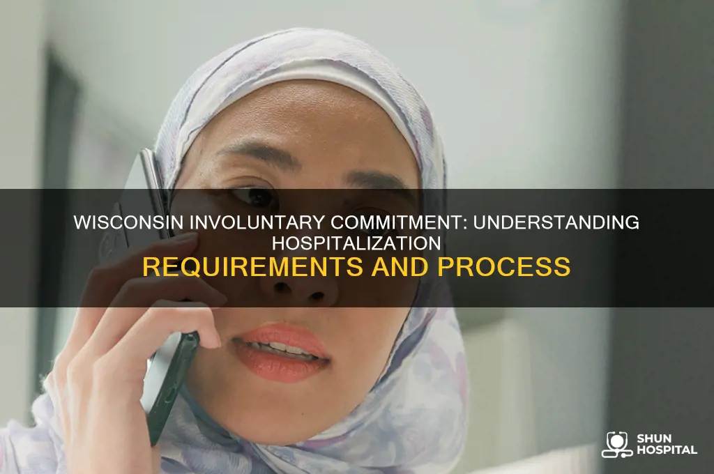 what are the requirements for involuntary commitment to hospital wisconsin