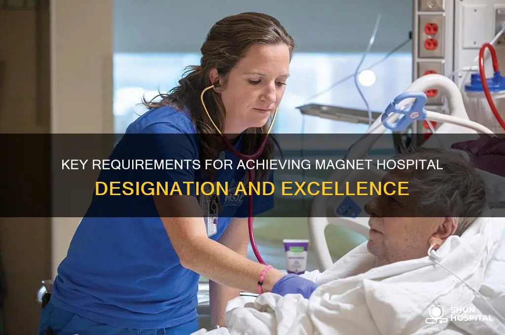 what are the requirements to be a magnet hospital
