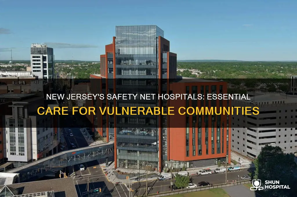 what are the safety net hospitals in new jersey
