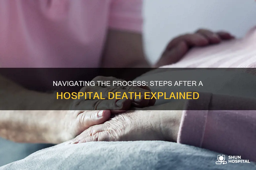 what are the steps when someone dies in hospital
