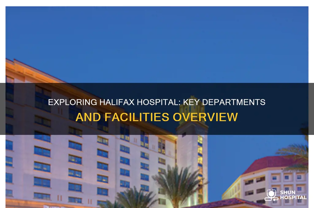 what are the three major parts of halifax hospital