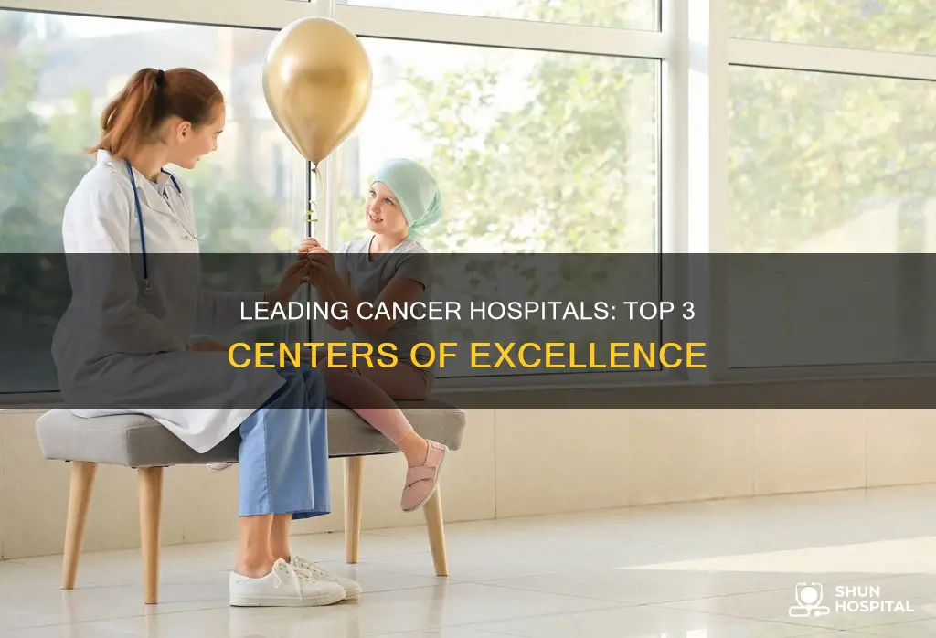 what are the top 3 cancer hospitals
