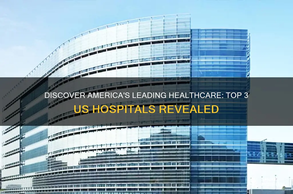 what are the top 3 hospitals in the us