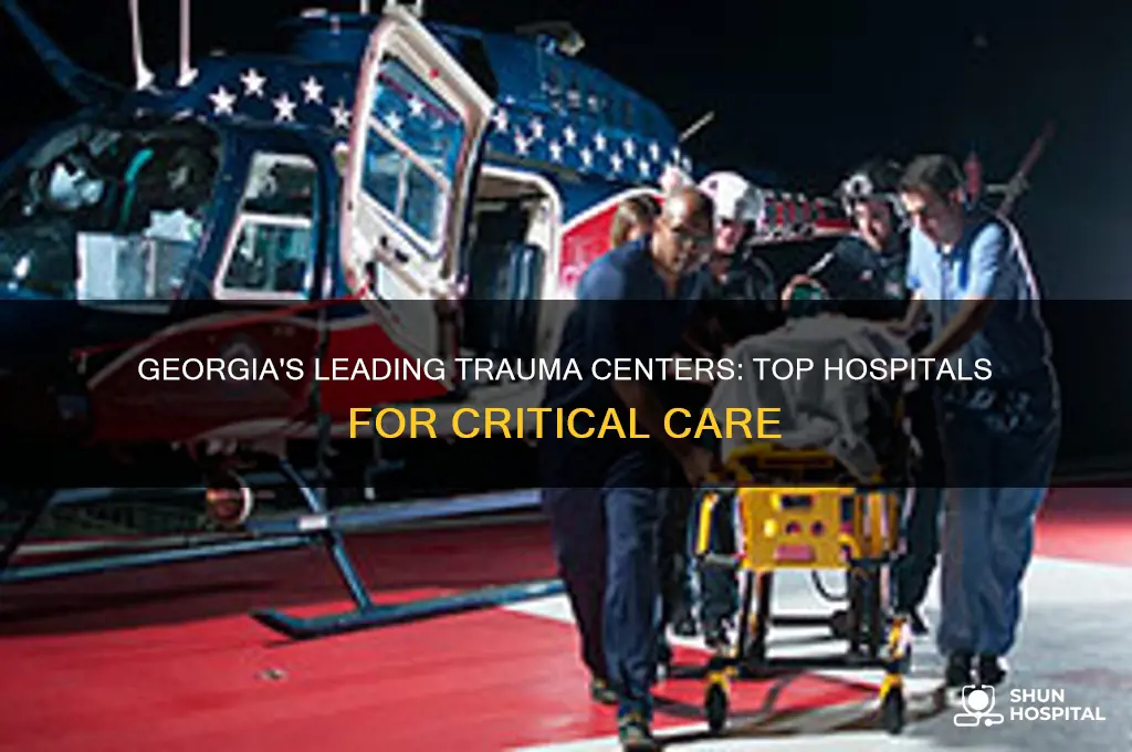 what are the top trauma hospitals un georgia usa