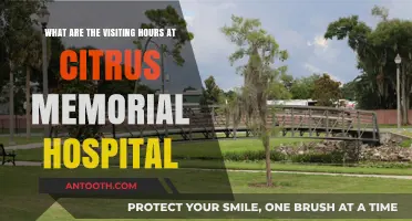 Citrus Memorial Hospital Visiting Hours: A Comprehensive Guide for Visitors