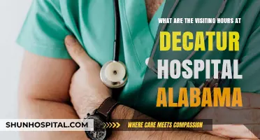 Decatur Hospital Alabama Visiting Hours: A Comprehensive Guide