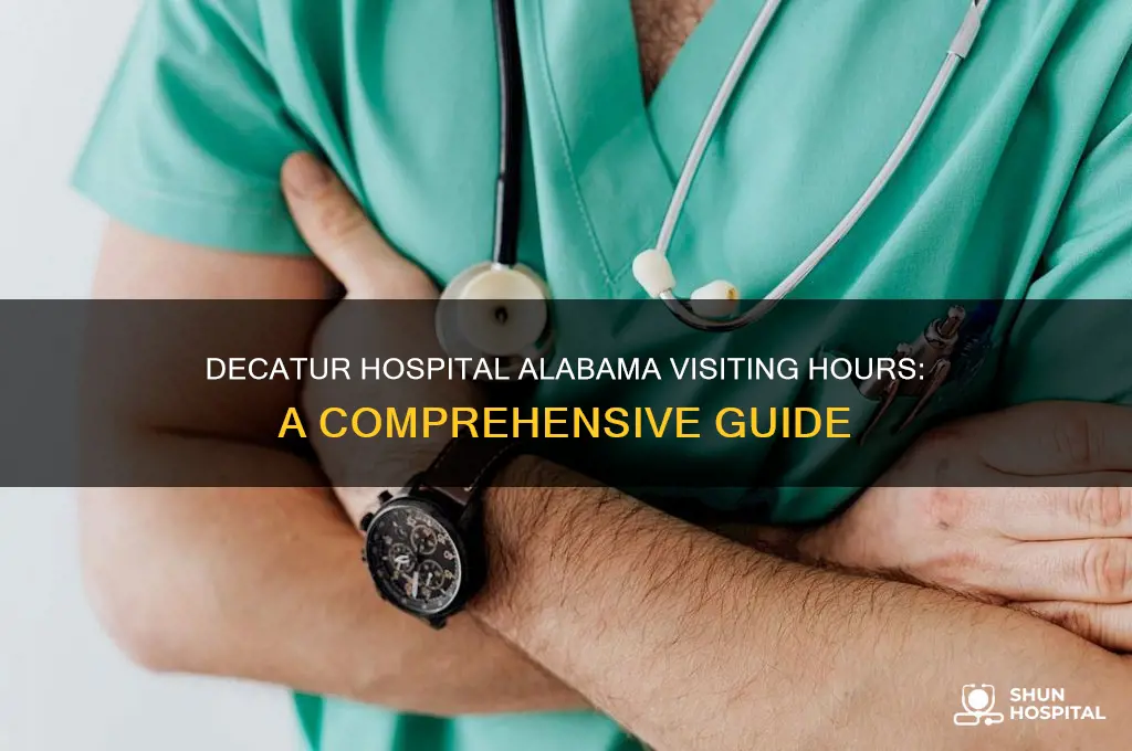 what are the visiting hours at decatur hospital alabama