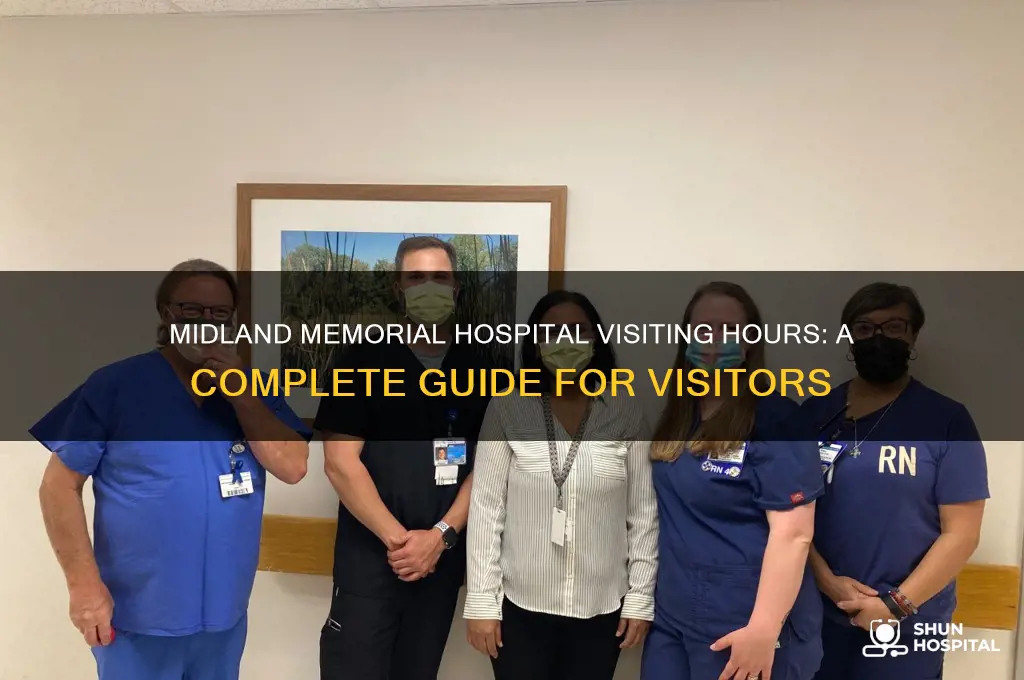 what are the visiting hours at midland memorial hospital