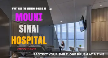 Mount Sinai Hospital Visiting Hours: A Comprehensive Guide for Visitors