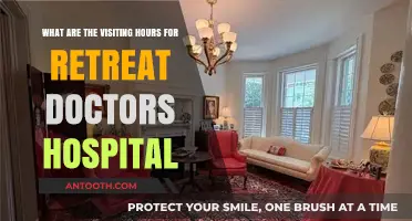 Retreat Doctors Hospital Visiting Hours: A Comprehensive Guide
