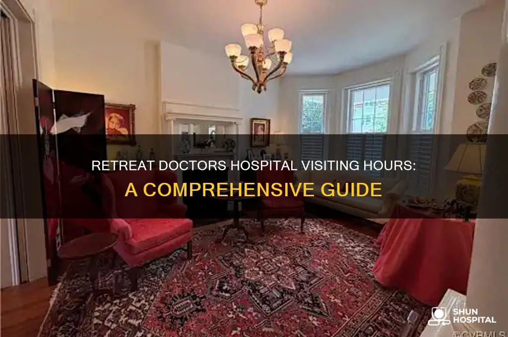 what are the visiting hours for retreat doctors hospital