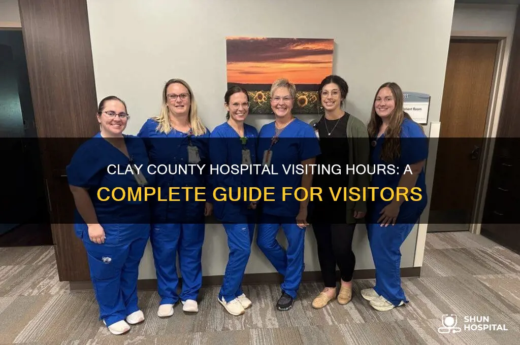what are the visiting hours of the clay county hospital