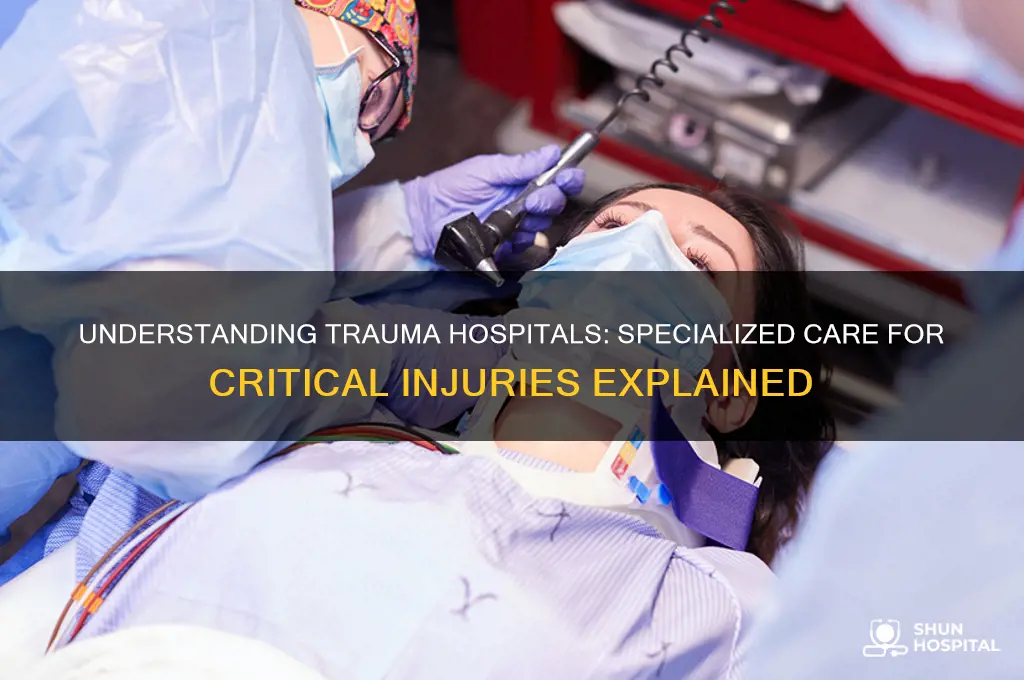 what are trauma hospitals
