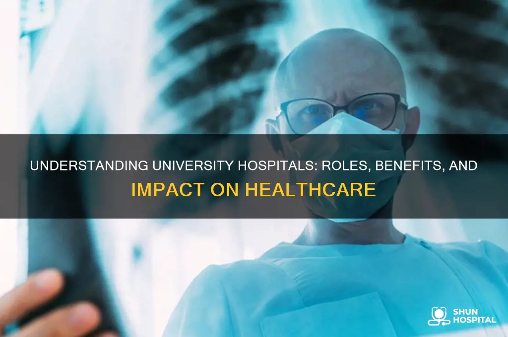 what are university hospitals