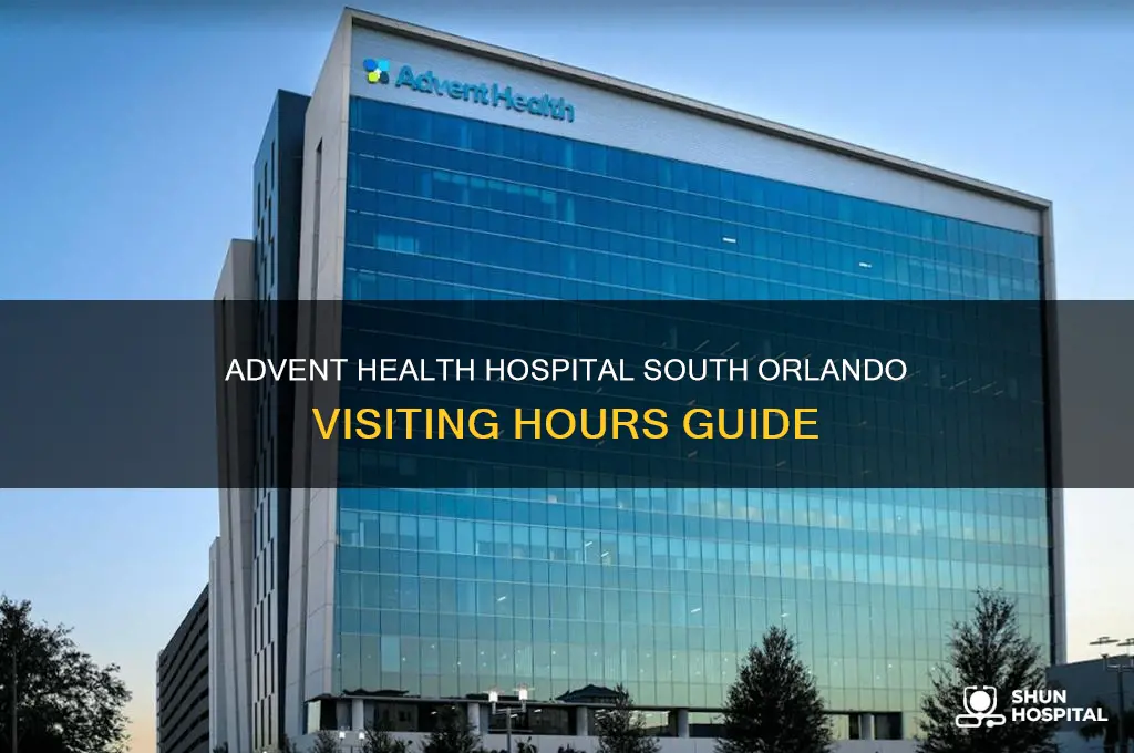 what are visiting hours at advent health hospital south orlando