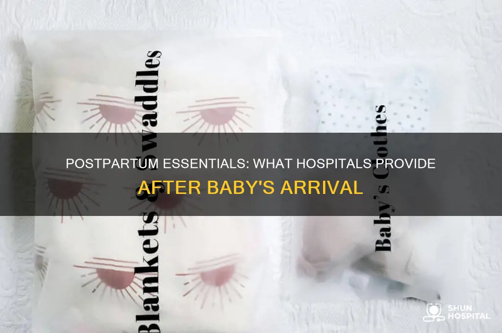 what are you give in the hospital after delivery